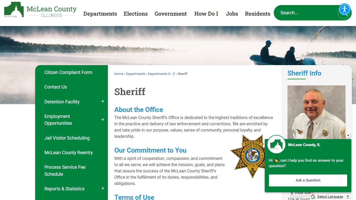 Sheriff | McLean County, IL - Official Website
