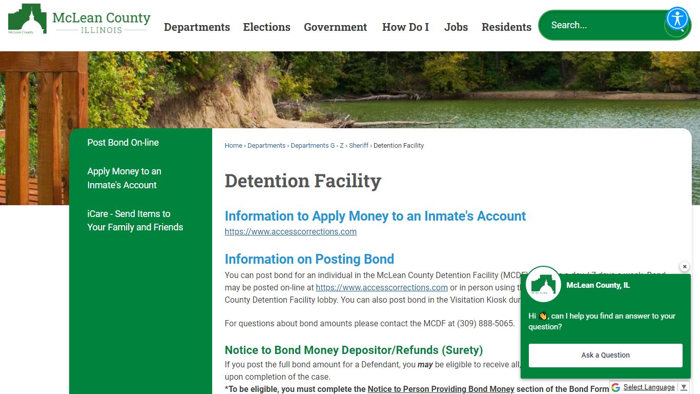 Detention Facility | McLean County, IL - Official Website